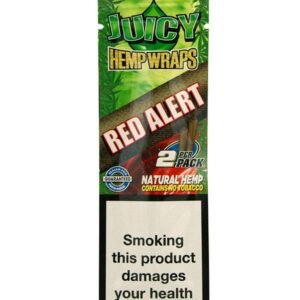 Juicy Hemp Wrap Red Alert 2pc - Greenhut