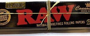 Raw Black Connoisseur King Size Slim + Tips - Greenhut