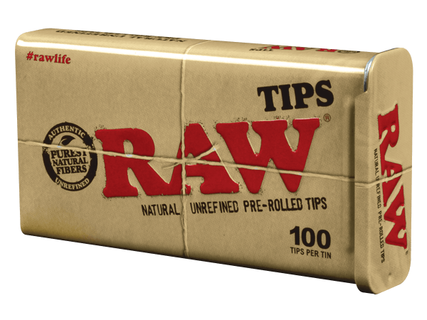RAW Pre-Rolled Filter Tips Tin - Image 2